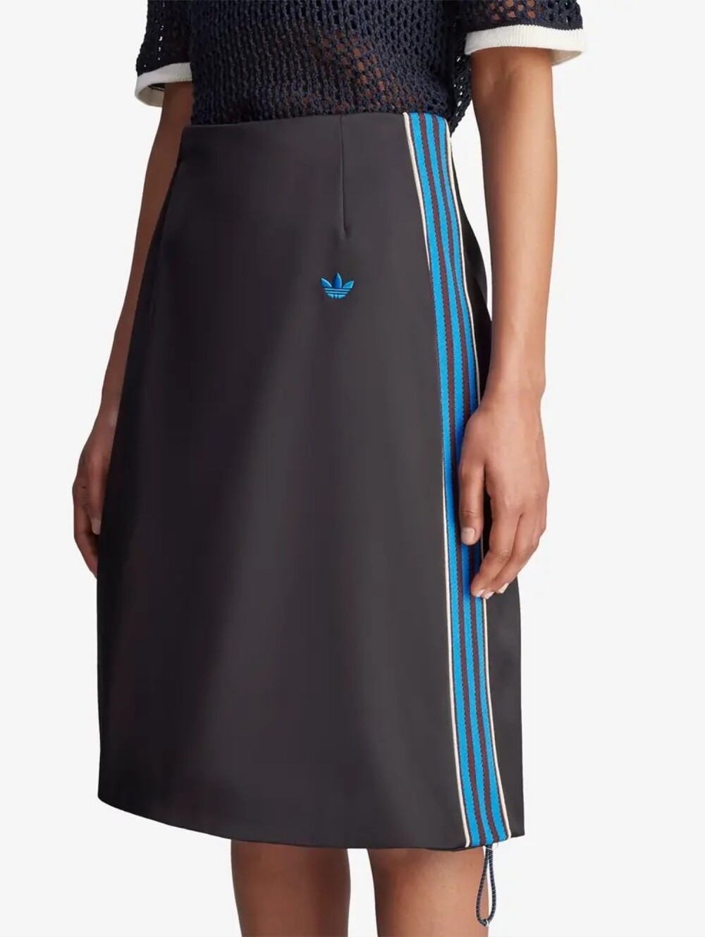 Women's Adidas x Wales Bonner Satin Skirt 'Black'